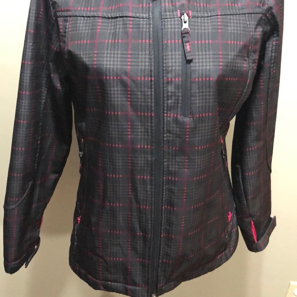 {Free Country} Plaid Fur Lined Hooded Jacket - Picture 7 of 9